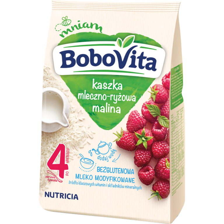 KASZKA BOBOVITA KASZKA ML-RYZ-MALINA 230G