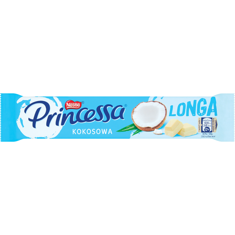 PRINCESSA LONGA COCONUT WAFER BAR 40G