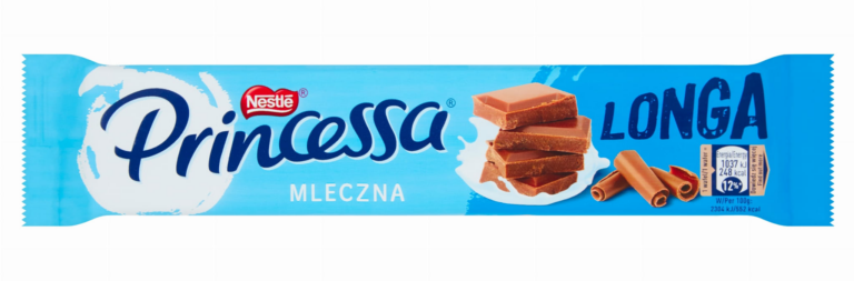 NESTLE PRINCESSA MILK LONGA DELICATE WAFER BAR COVERED WITH