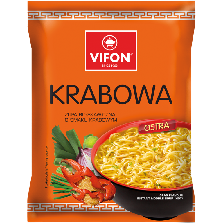 VIFON ZUPA BLYSKAWICZNA KRABOWA OSTRA 70G