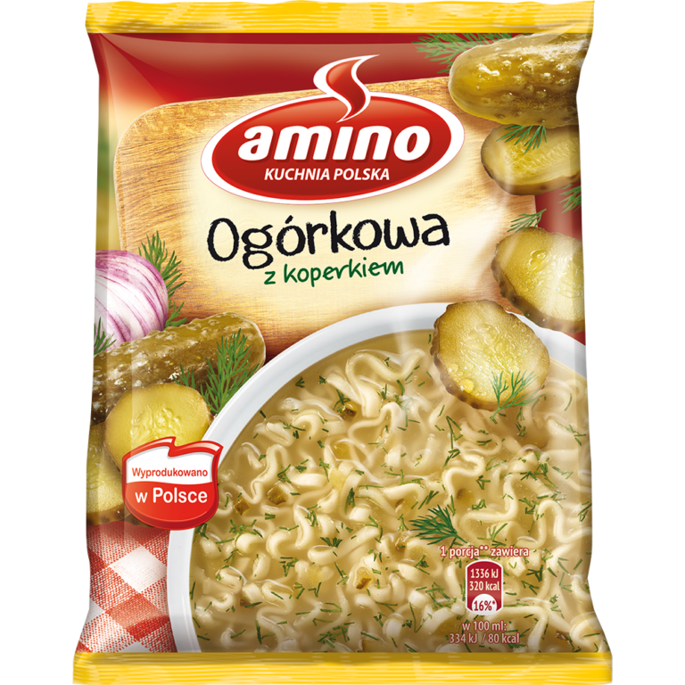 AMINO COCUMBER WITH DILL FLAVOUR NOODLE INSTANT SOUP 64G