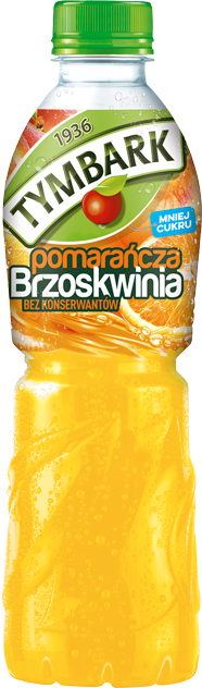TYMBARK ORANGE PEACH DRINK ASPETIC 500ML PET