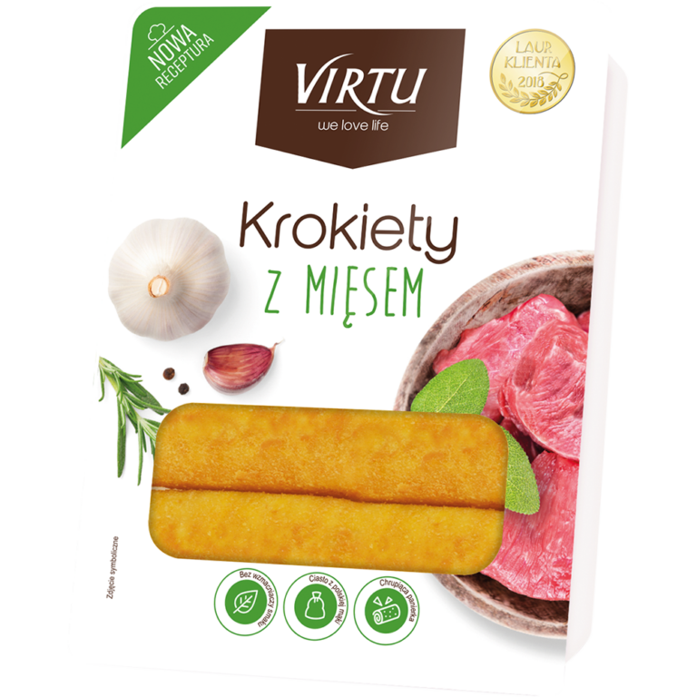 VIRTU CROQUETS WITH MEAT 400G