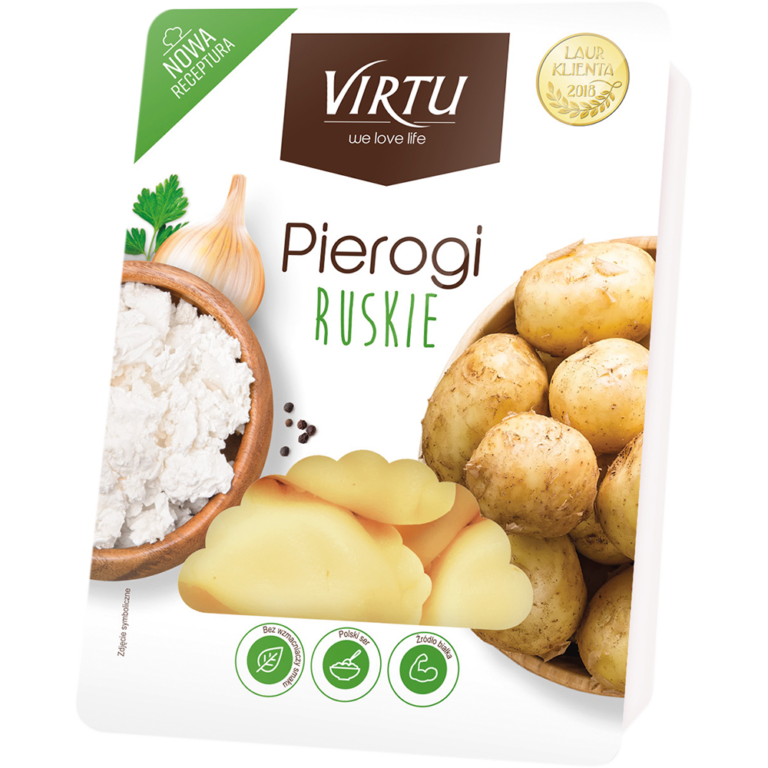 VIRTU DUMPLINGS WITH COTTAGE CHEESE AND POTATOES 400G