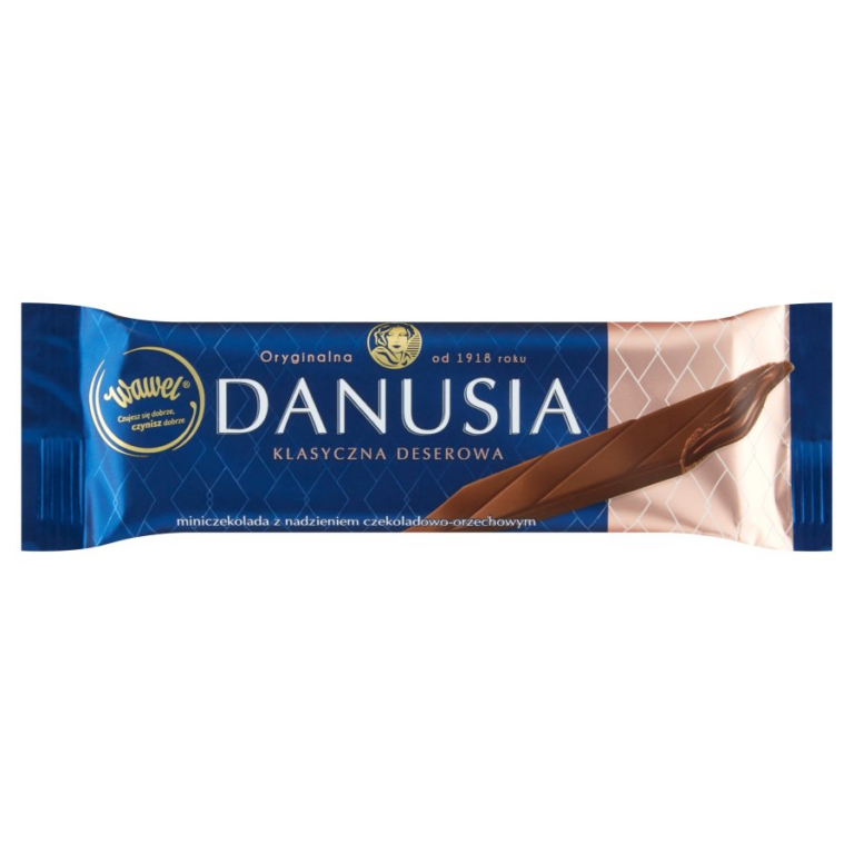 WAWEL DANUSIA CHOCOLATE BAR WITH CHOCOLATE AND NUT FILLING 3