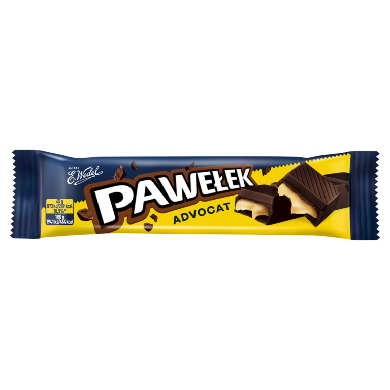 BATON PAWELEK ADWOKAT W CIEMNEJ CZEKOLADZIE 45G