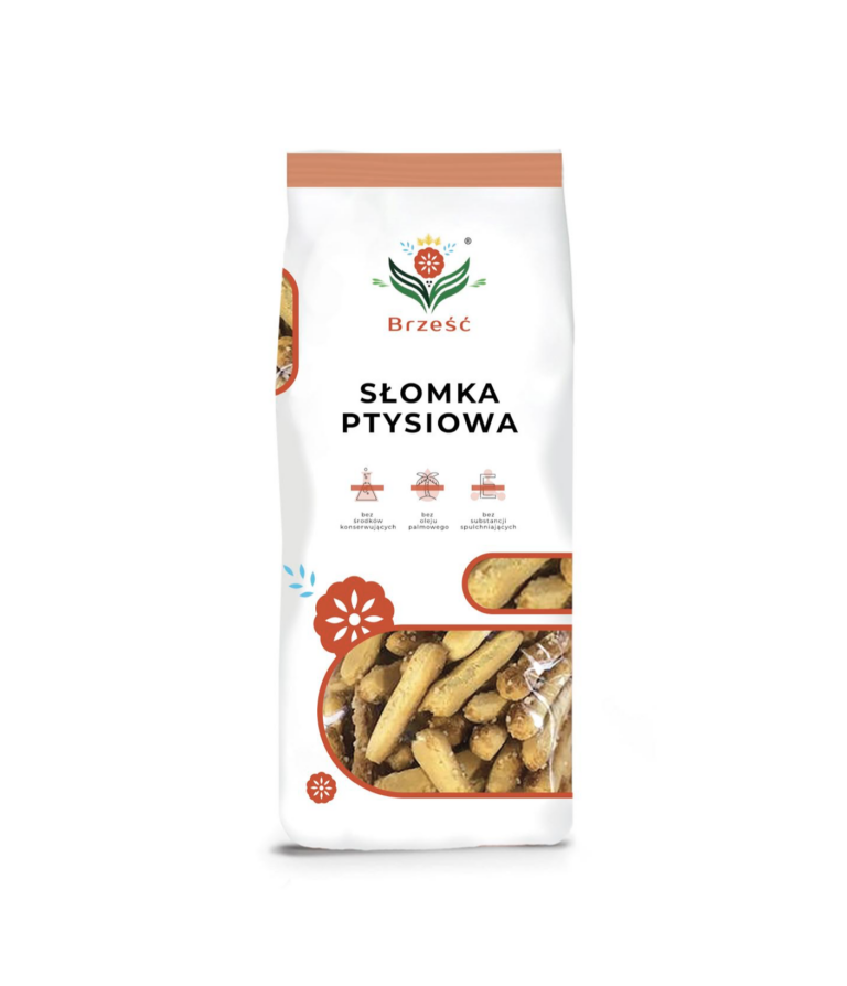 BRZESC CRUNCHY PUFF STRAW 125G