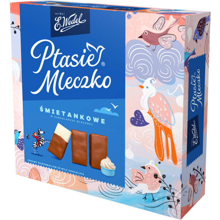 WEDEL PTASIE MLECZKO CREAM MARSHMALLOW 360G/340G