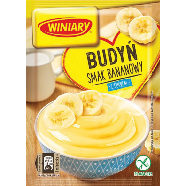 WINIARY BANANA FLAVOUR PUDDING WITH SUGAR 60G