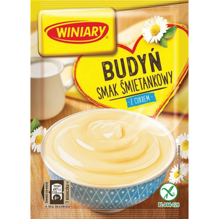 WINIARY CREAM FLAVOUR PUDDING WITH SUGAR 60G
