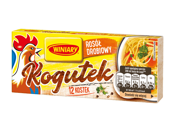WINIARY KOGUTEK CHICKEN STOCK CUBES (12*9G) 108G