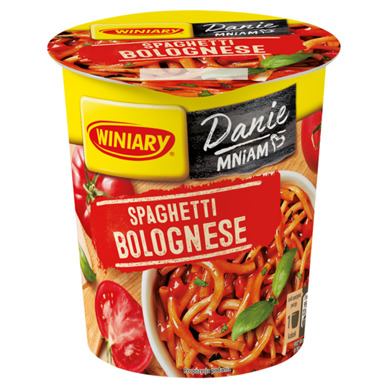 WINIARY DANIE - KUBEK 5 MIN SPAGHETTI PO BOLONSKU 57G