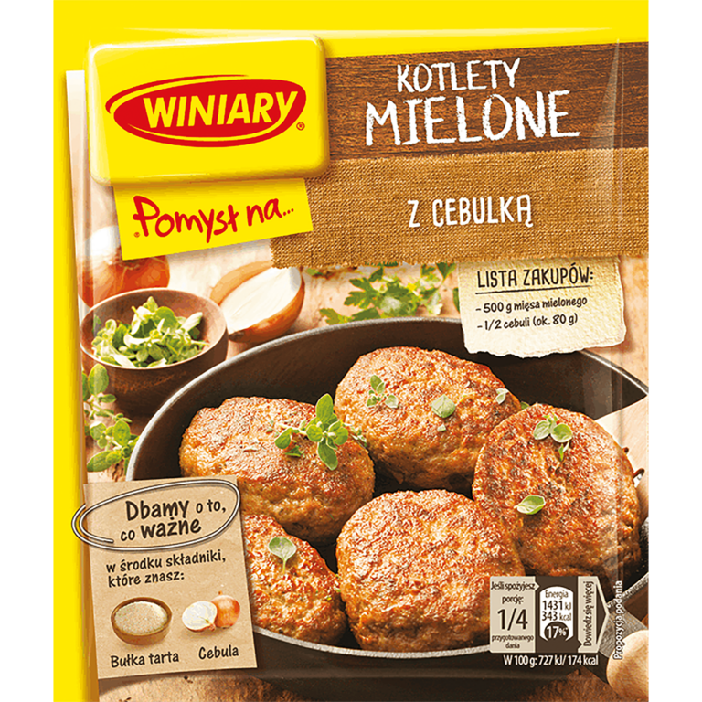 WINIARY FIX POMYSL NA... BURGERS WITH ONION 69G