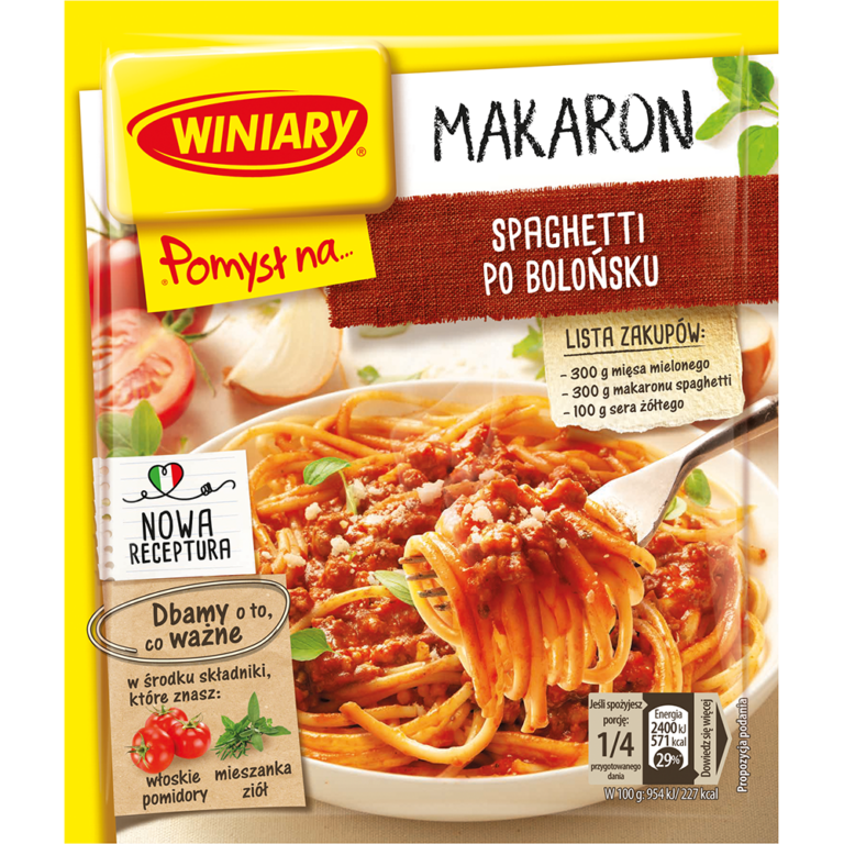 POMYSL NA SPAGHETTI PO BOLONSKU 44G