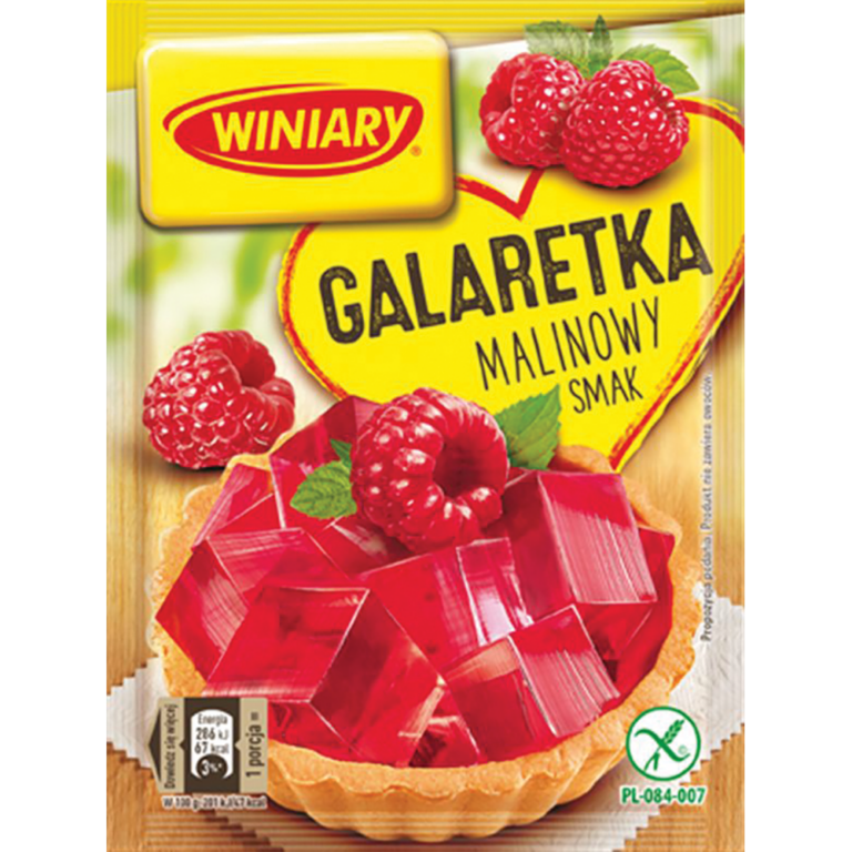 GALARETKA WINIARY MALINOWA 75G