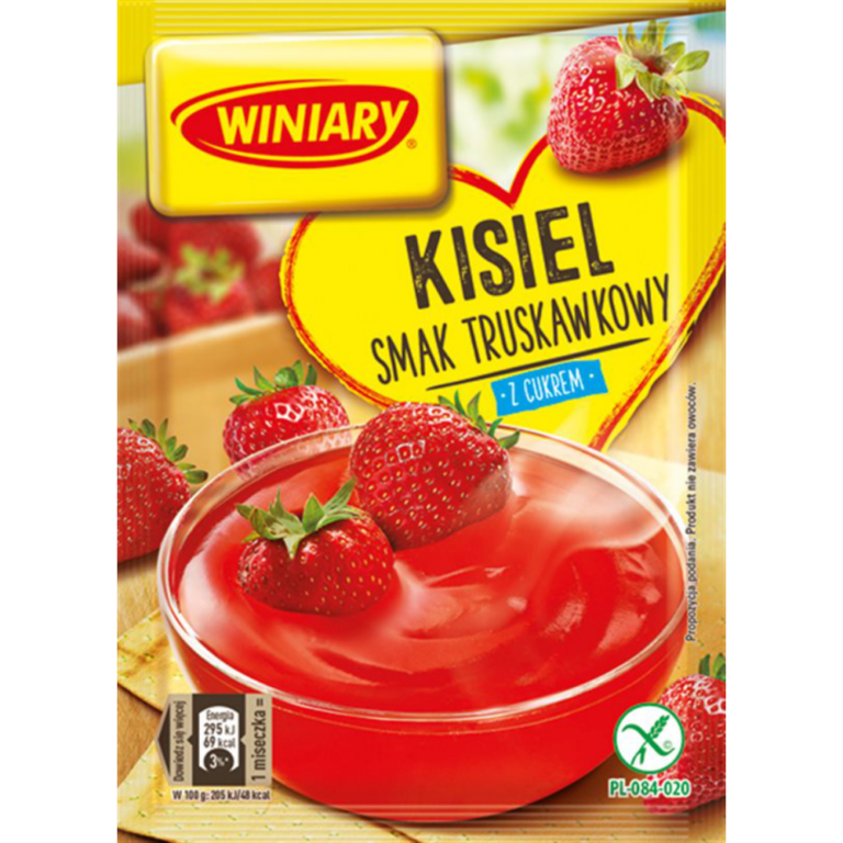 WINIARY STRAWBERRY FLAVOURED SOFT JELLY WITH SUGAR 77G