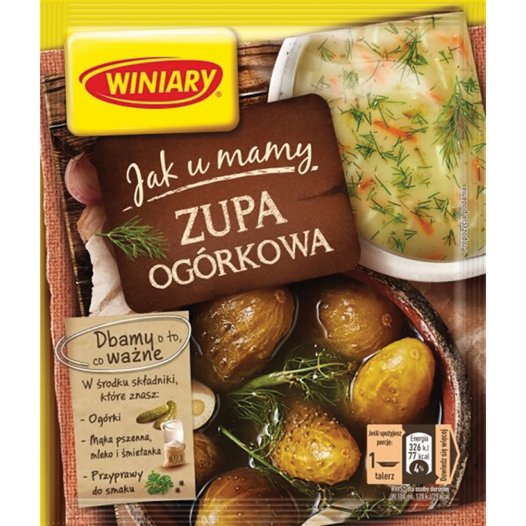 WINIARY JAK U MAMY CUCUMBER SOUP 42G
