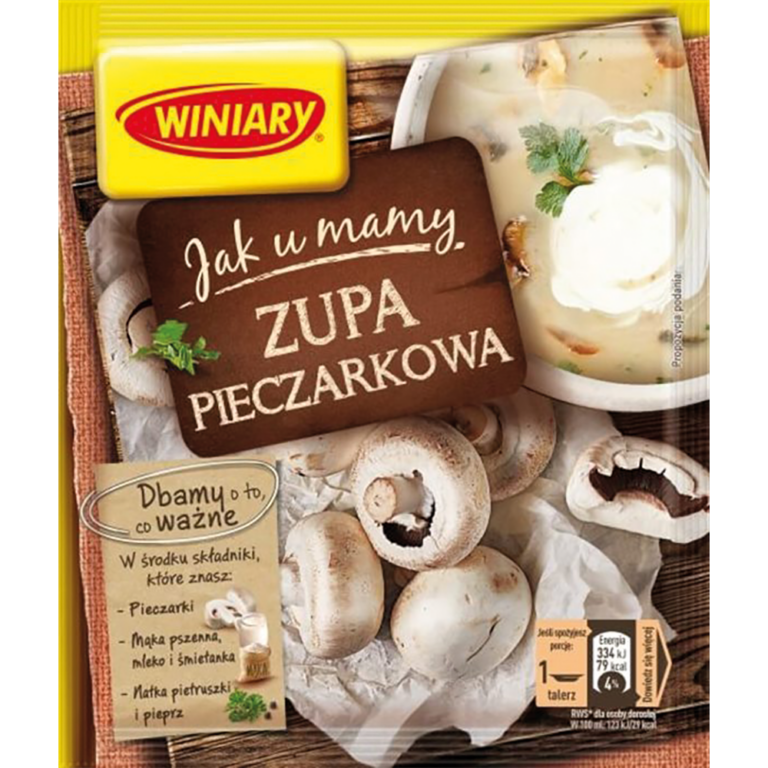 WINIARY JAK U MAMY CHAMPIGNON SOUP 44G