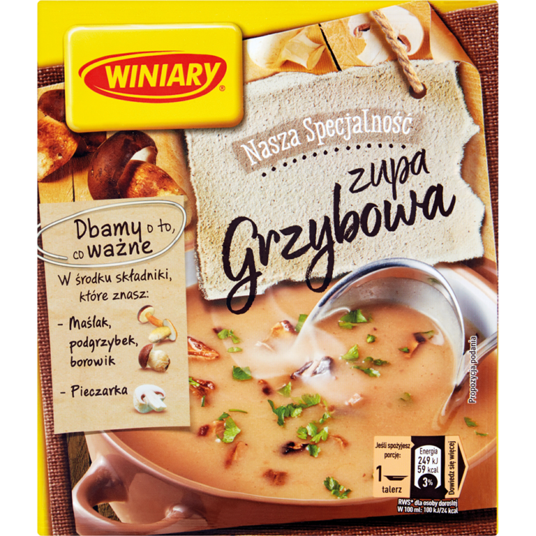 WINIARY NASZA SPECJALNOSC MUSHROOM SOUP 48G
