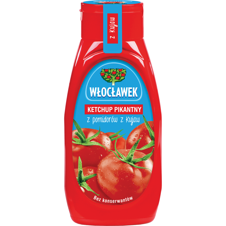 WLOCLAWEK HOT KETCHUP 480G