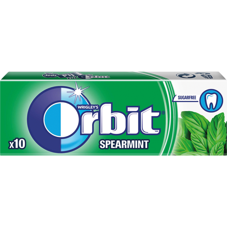WRIGLEY ORBIT SPEARMINT SUGARFREE CHEWING GUM (10 PIECES) 14