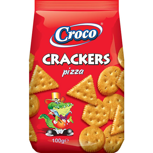 CROCO CRACKERS PIZZA 100G